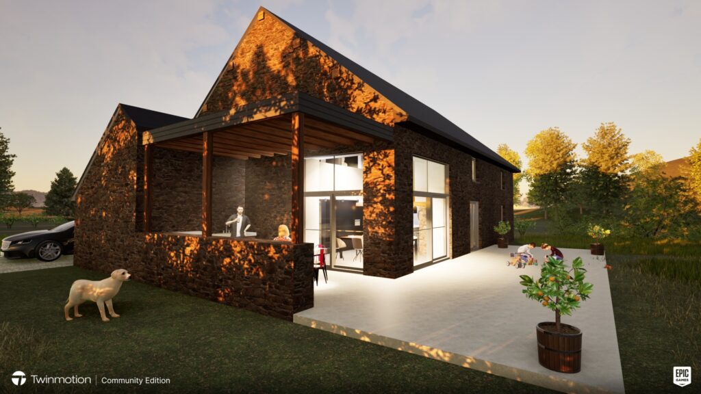 Rénovation d’une ancienne ferme à Jalhay par YKAAR architecte